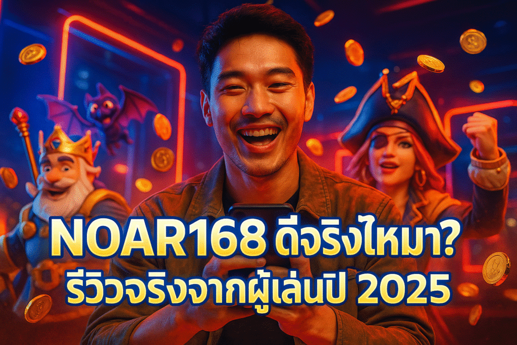 NOAR168 ดีจริงไหม? รีวิวจริงจากผู้เล่นปี 2025