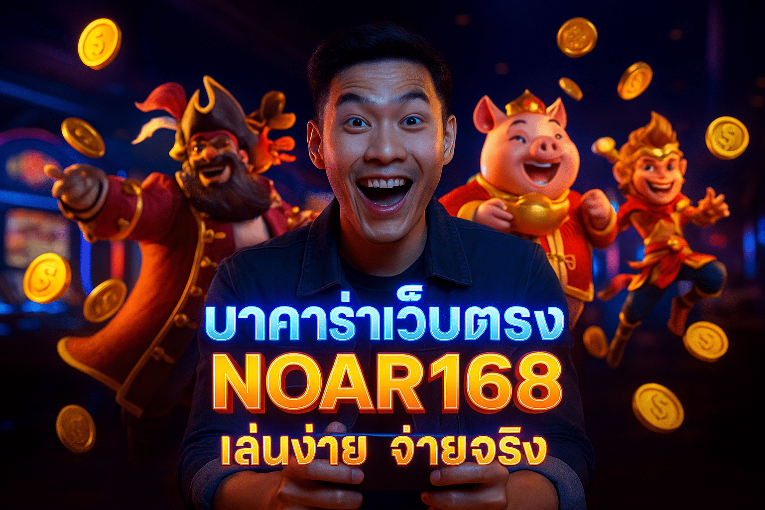 บาคาร่าเว็บตรง NOAR168 เล่นง่าย จ่ายจริง