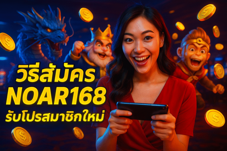 วิธีสมัคร NOAR168 รับโปรสมาชิกใหม่