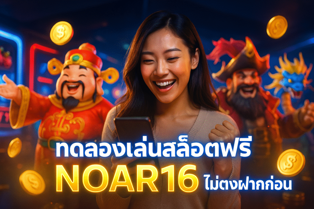 ทดลองเล่นสล็อตฟรี NOAR168 ไม่ต้องฝากก่อน