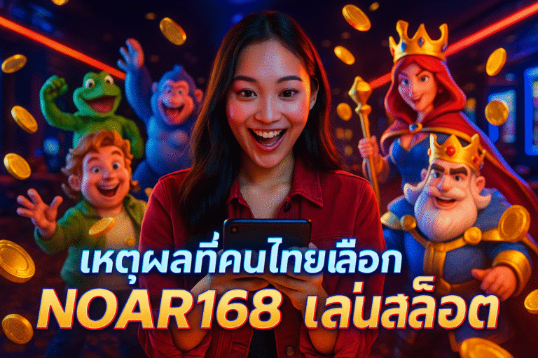 เหตุผลที่คนไทยเลือก NOAR168 เล่นสล็อต