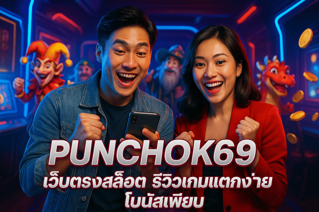 PUNCHOK69 เว็บตรงสล็อต รีวิวเกมแตกง่าย โบนัสเพียบ