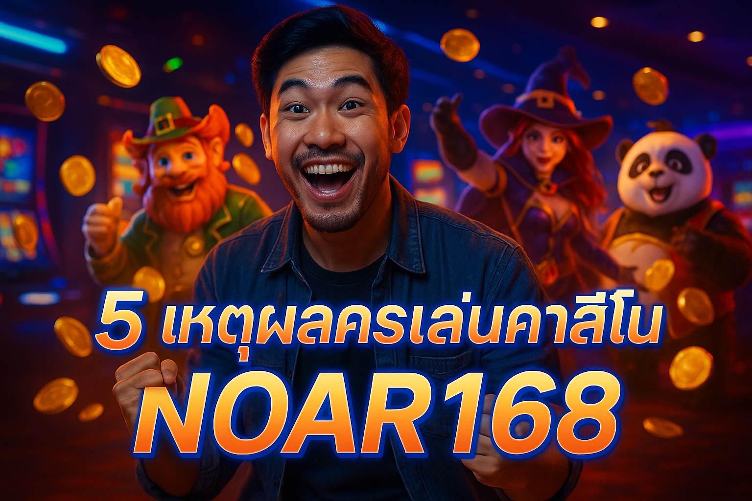 5 เหตุผลควรเล่นคาสิโนกับ NOAR168